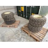 Set Goodyear 31x1550-15LT wheels and tyres