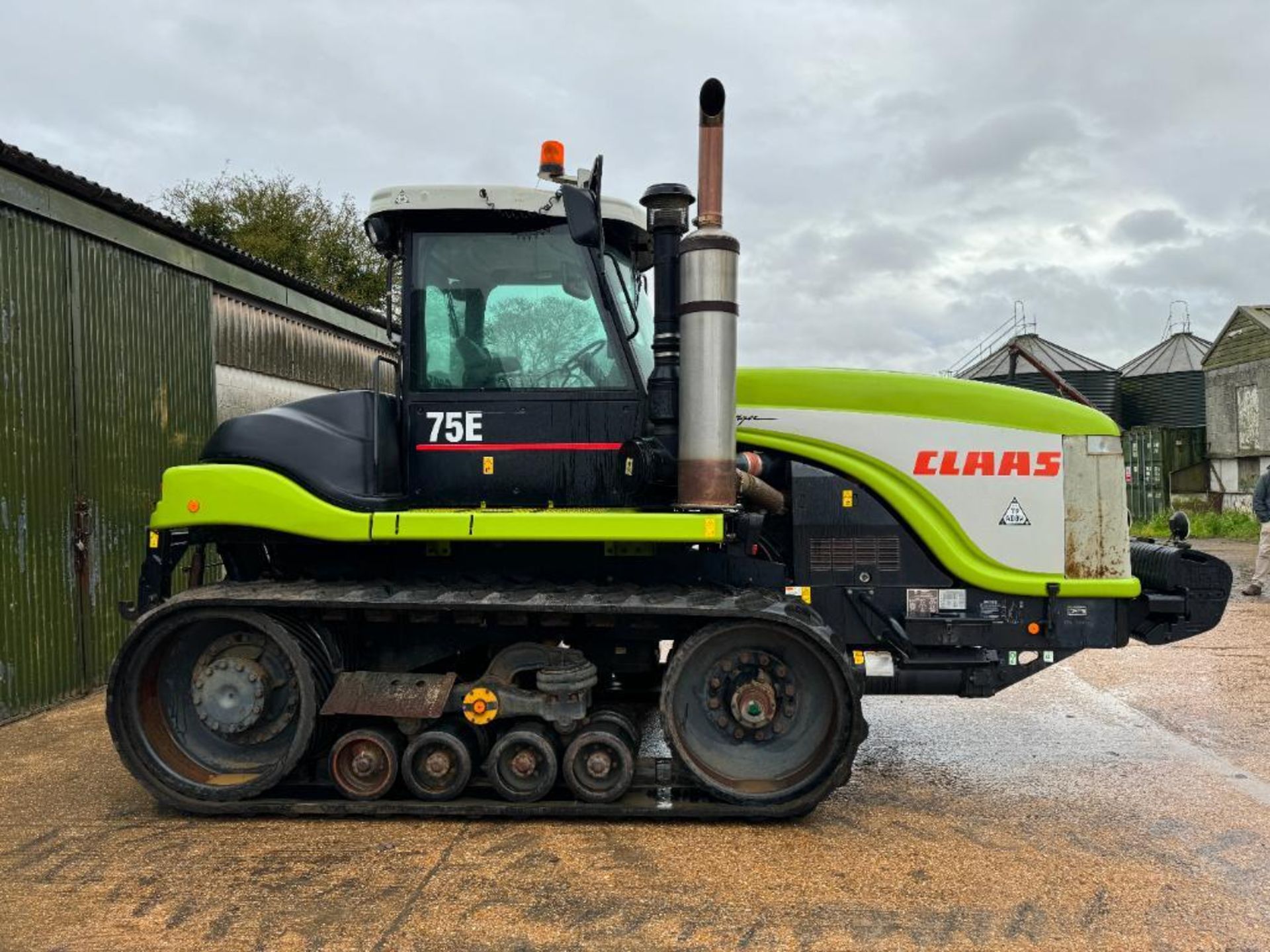 2001 Claas 75E Challenger rubber tracked crawler with 30" tracks, 20No 45kg front wafer weights, 4 m - Image 18 of 26