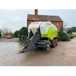 2017 Claas 5300RC Quadrant 6 string twin axle baler and Claas communicator with 120x90 chamber, bale