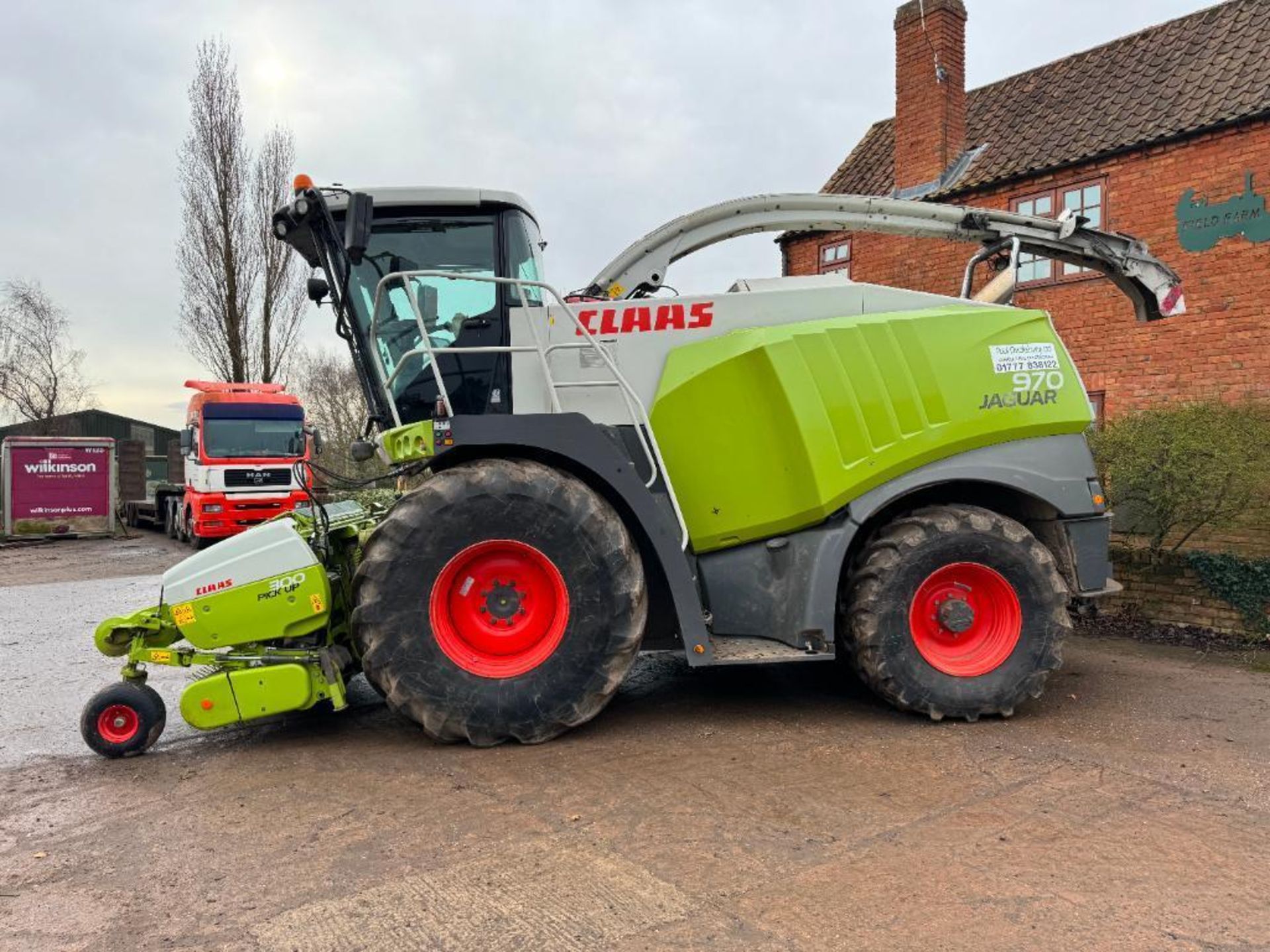2014 Claas Jaguar 970 self-propelled forage harvester with rock stop, metal detector, rear and spout - Image 24 of 27