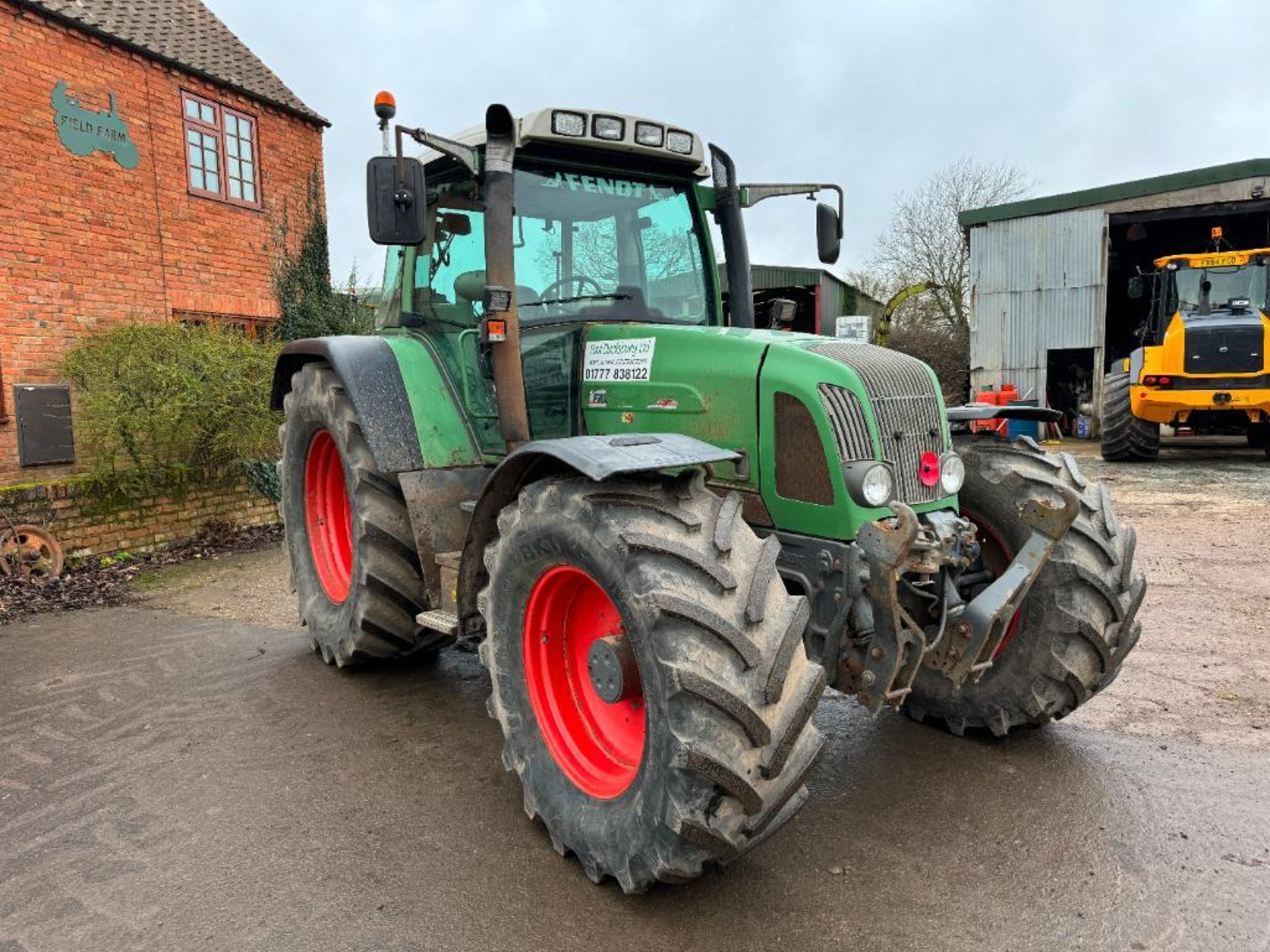 2001 Fendt 716 Vario 50kph 4wd tractor with 4 electric spools, air brakes and front linkage on BKT 5 - Image 16 of 22