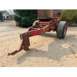 Fifth wheel single axle dolly