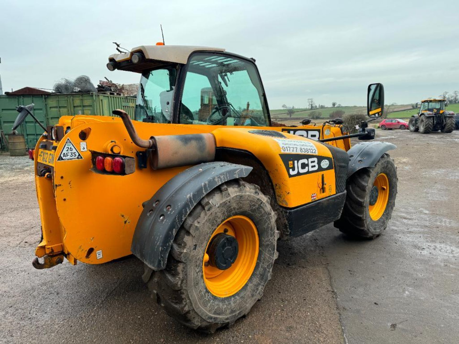 2012 JCB 531-70 Agri-Super loadall with pin and cone headstock, pallet tines, PUH on Firestone 460/7 - Image 8 of 21