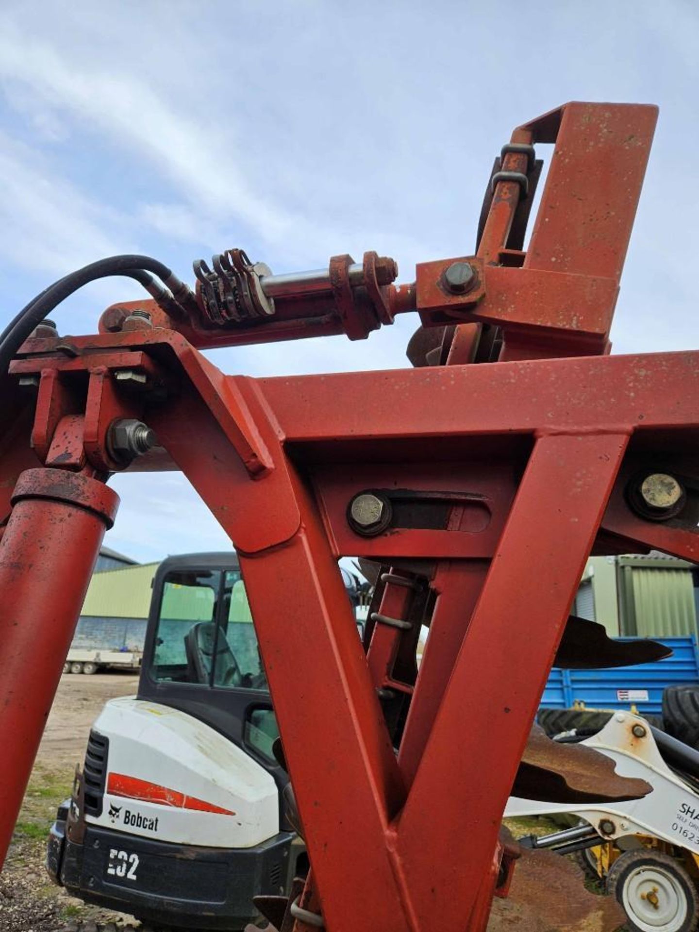 2004 Horsch/Simba Solo 450 4.5m trailed single pass cultivator with 27" front discs with hydraulic a - Image 5 of 12