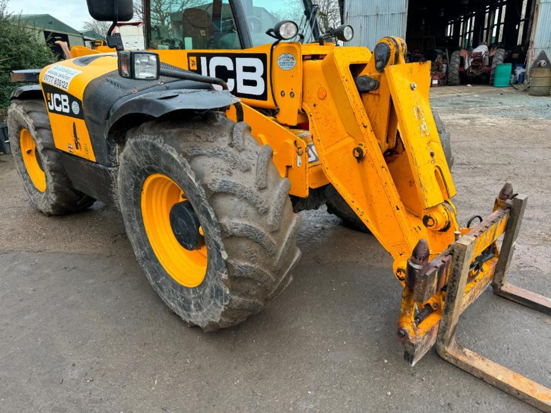 2012 JCB 531-70 Agri-Super loadall with pin and cone headstock, pallet tines, PUH on Firestone 460/7 - Bild 19 aus 21