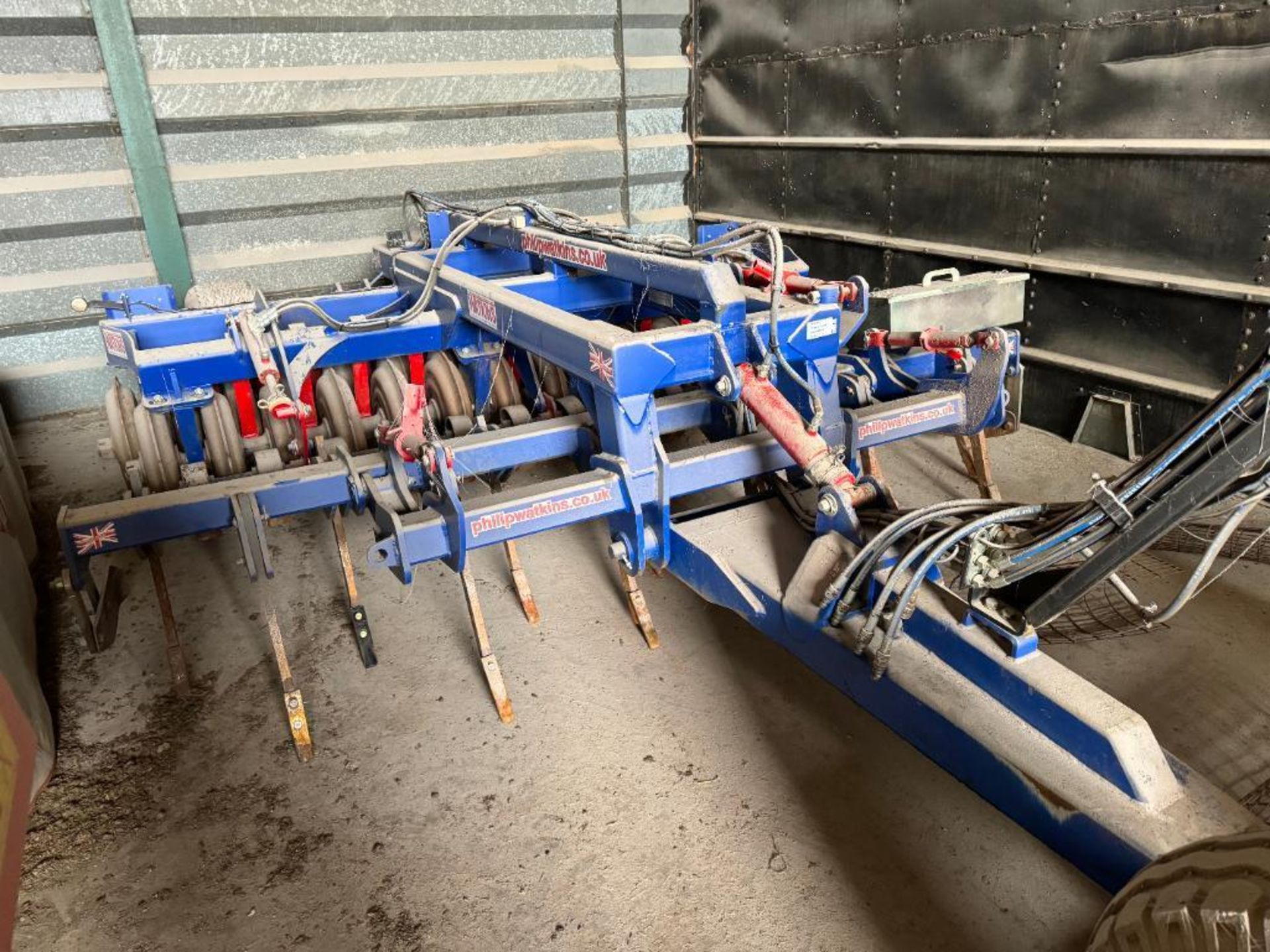 2019 Philip Watkins 3m cultipress with 2 rows tines, levelling paddles and DD packer. Serial No: WAT - Image 3 of 4