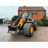 2014 JCB 418S T4i IIIB loading shovel with Volvo headstock on Goodyear 750/55R26 wheels and tyres. R
