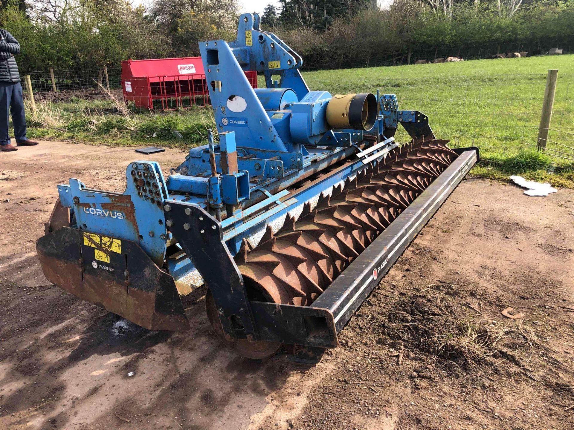 2013 Rabe Corvus PKE 3011 power harrow 3m, linkage mounted. Serial No: 46905. NB: recently renewed t - Bild 12 aus 14