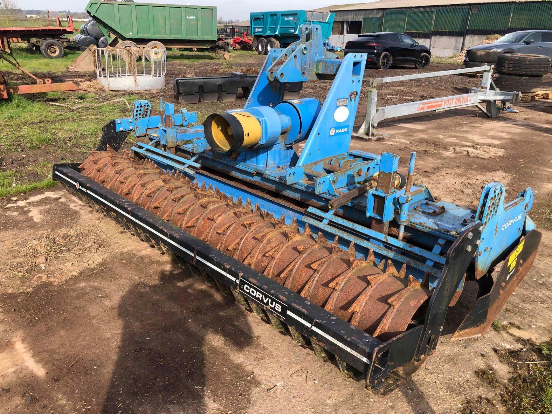 2013 Rabe Corvus PKE 3011 power harrow 3m, linkage mounted. Serial No: 46905. NB: recently renewed t - Bild 5 aus 14