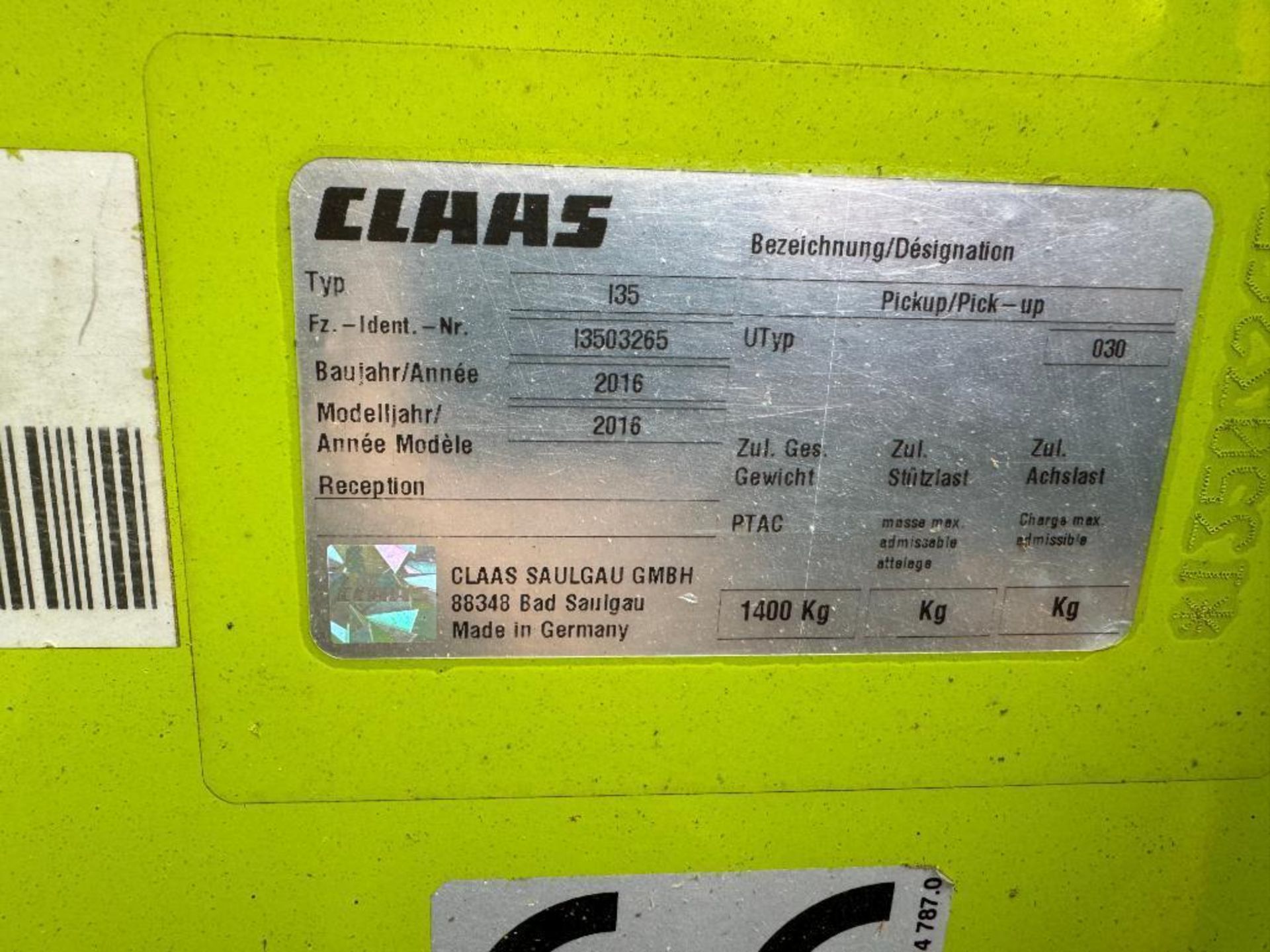 2014 Claas Jaguar 970 self-propelled forage harvester with rock stop, metal detector, rear and spout - Image 22 of 27