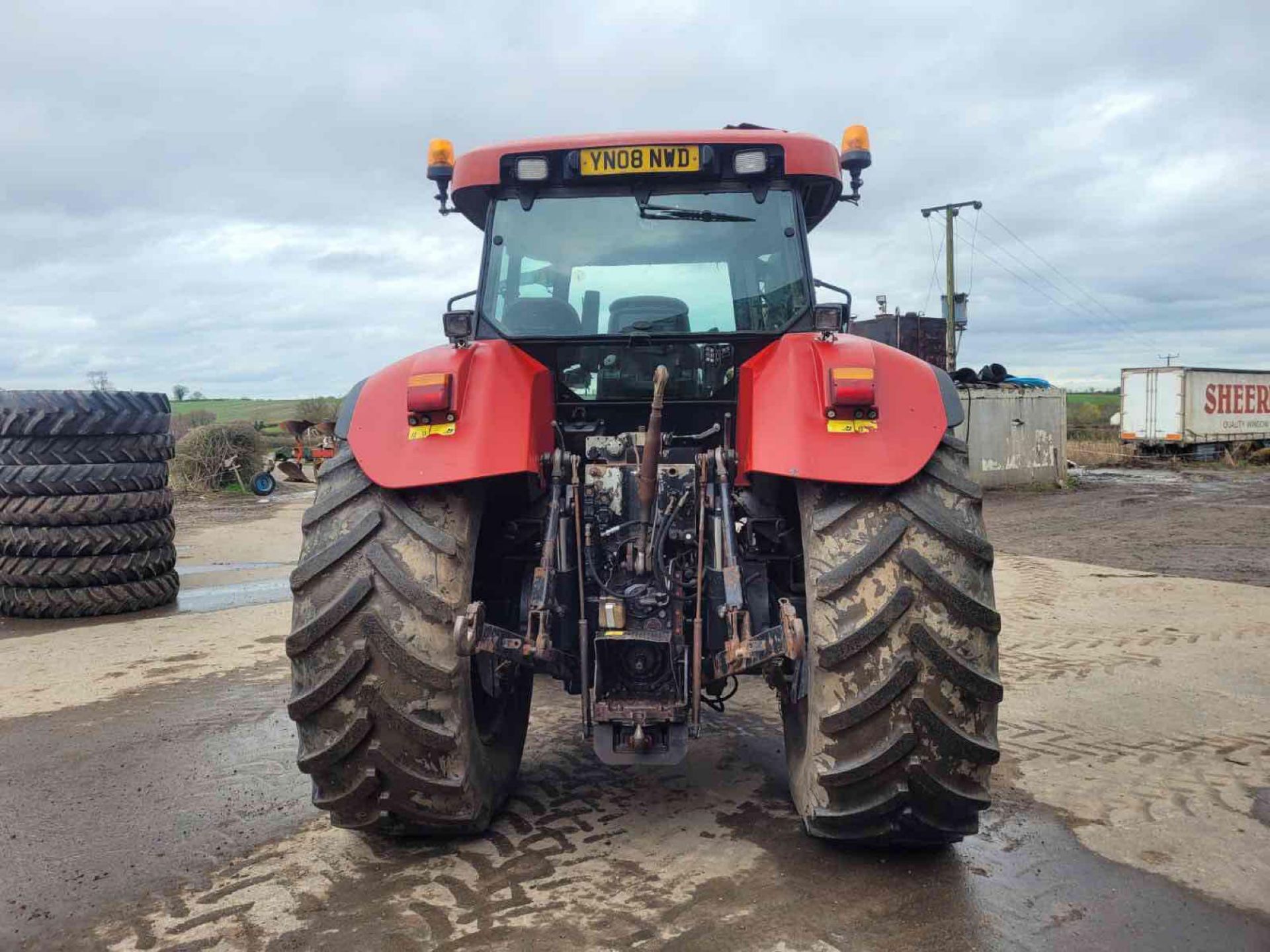 2008 Case 195 CVX 50 kph Vario 4wd tractor with 4 electric spools, air brakes and front linkage and - Image 4 of 15