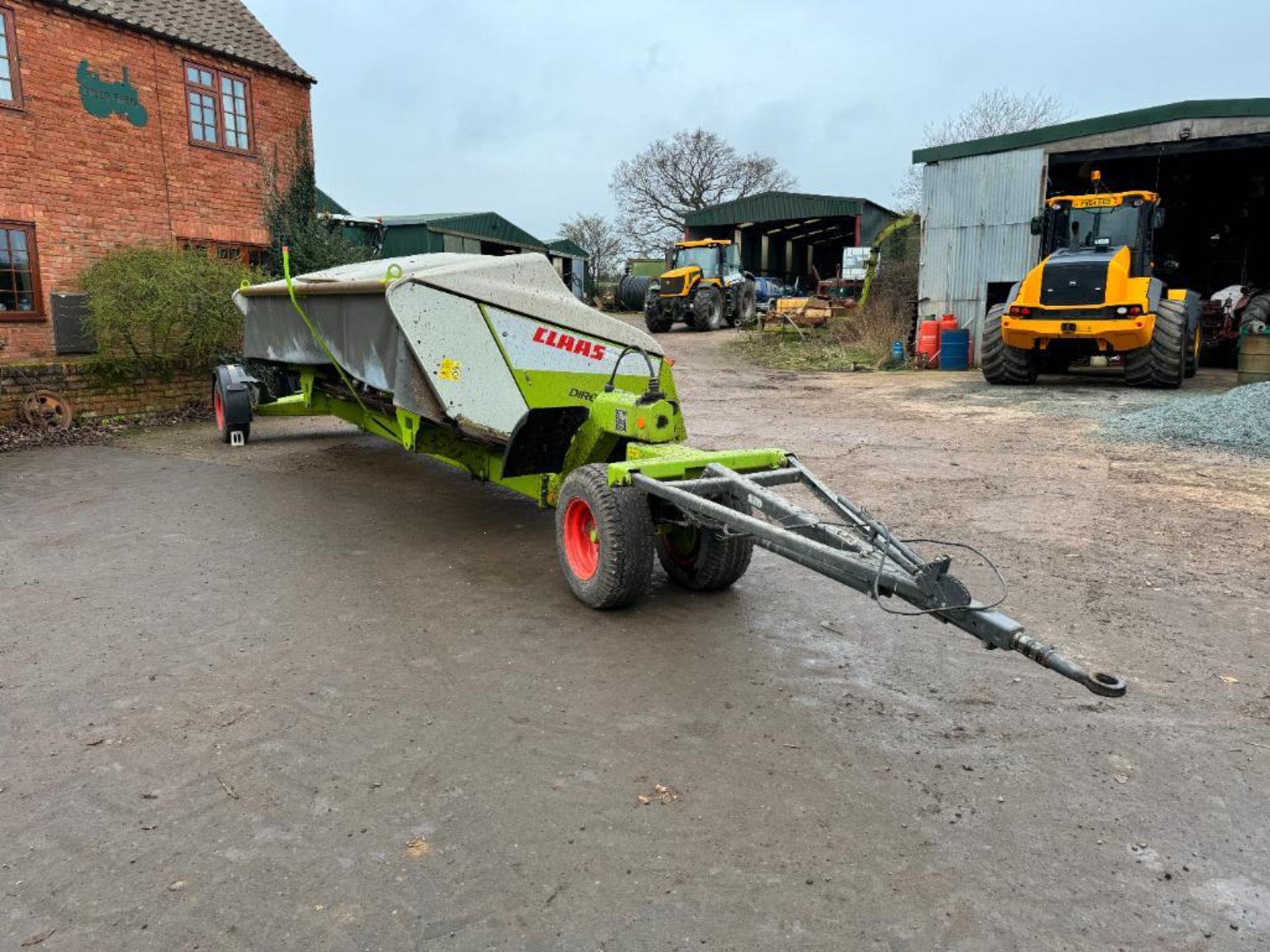 2011 Claas 520 Direct Disc Contour silage header with header trolley. Type: 426. Serial No: 383551 N - Image 8 of 13