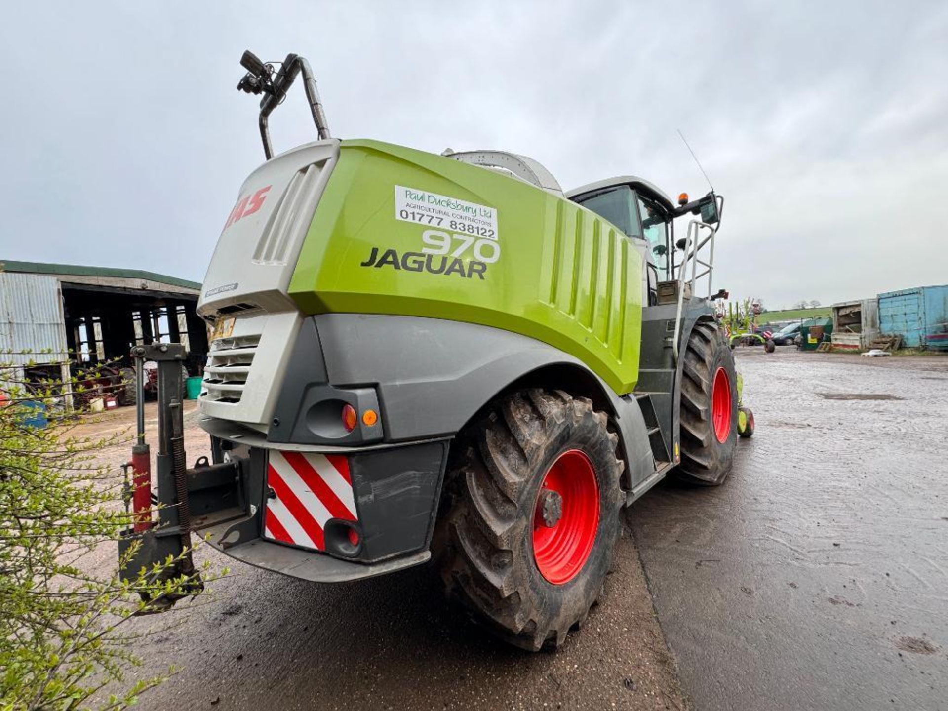2014 Claas Jaguar 970 self-propelled forage harvester with rock stop, metal detector, rear and spout - Image 10 of 27
