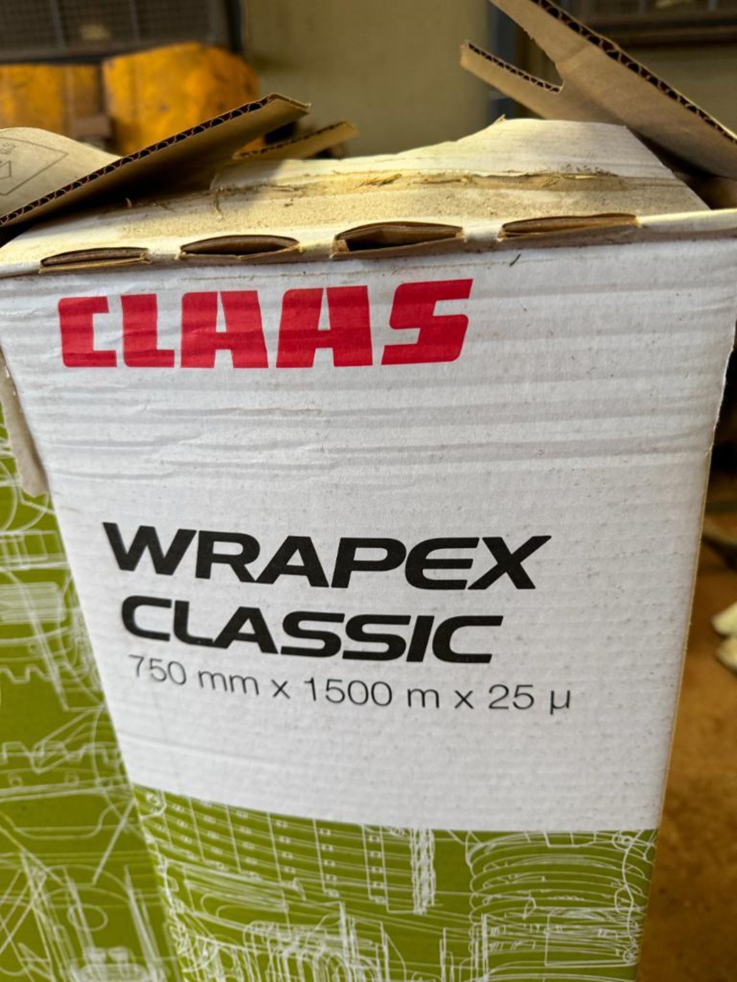 4No Class Wrapex Classic 750mm x 1500m x 25U rolls of black wrap - Image 2 of 3