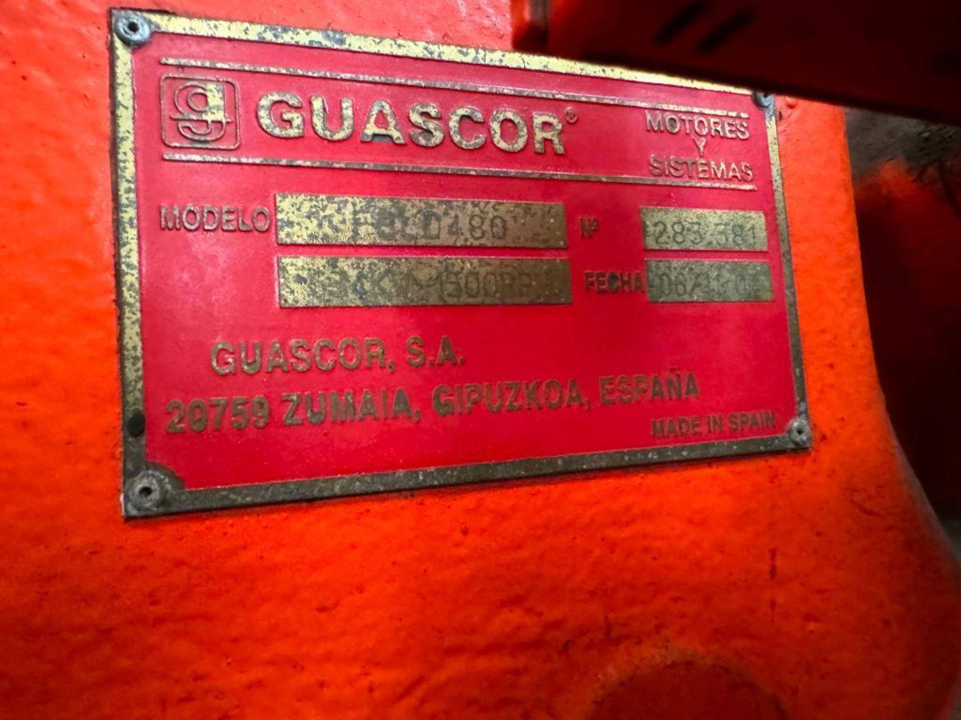 2007 Guascor FBLD 480 V16 CHP generator 756kVA / 400v, skid mounted. Hours: 500. Serial No: 283.380 - Image 9 of 14