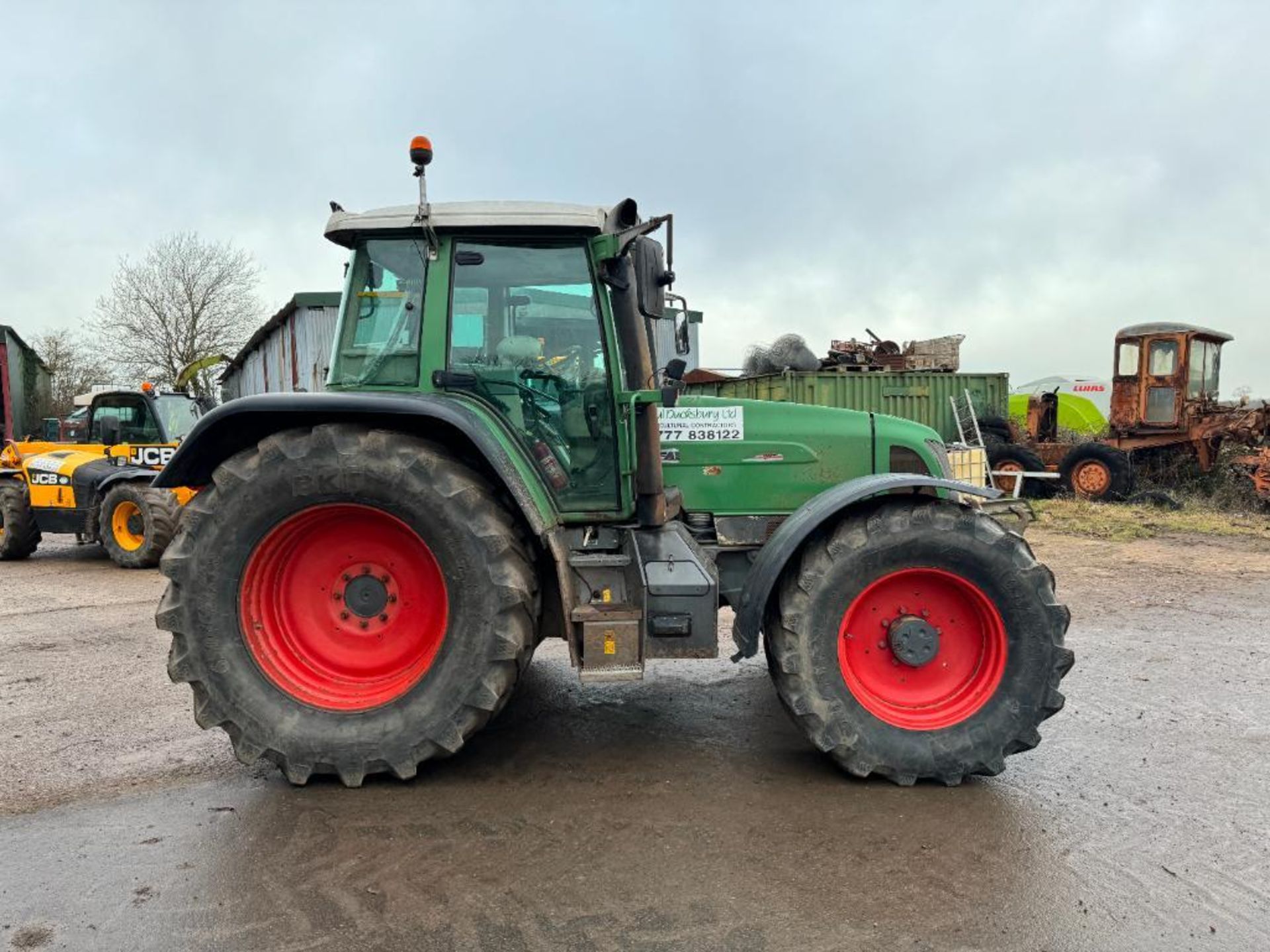 2001 Fendt 716 Vario 50kph 4wd tractor with 4 electric spools, air brakes and front linkage on BKT 5 - Image 22 of 22