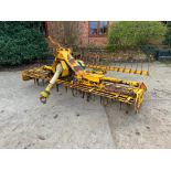 Falc 3m power harrow with rear crumbler roller, linkage mounted