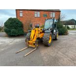 2012 JCB 531-70 Agri-Super loadall with pin and cone headstock, pallet tines, PUH on Firestone 460/7