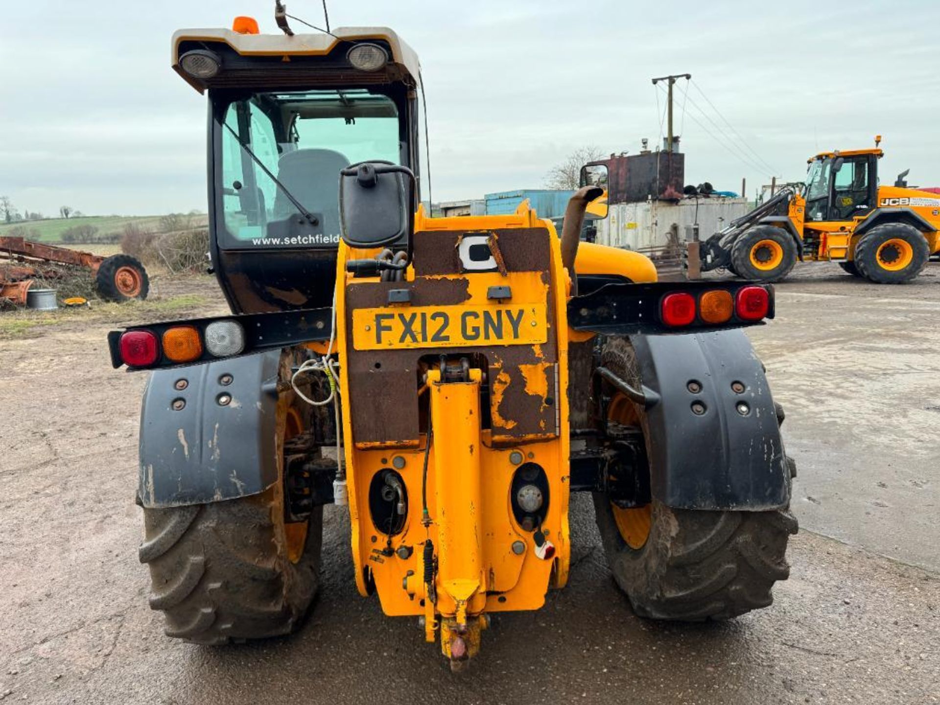 2012 JCB 531-70 Agri-Super loadall with pin and cone headstock, pallet tines, PUH on Firestone 460/7 - Image 9 of 21