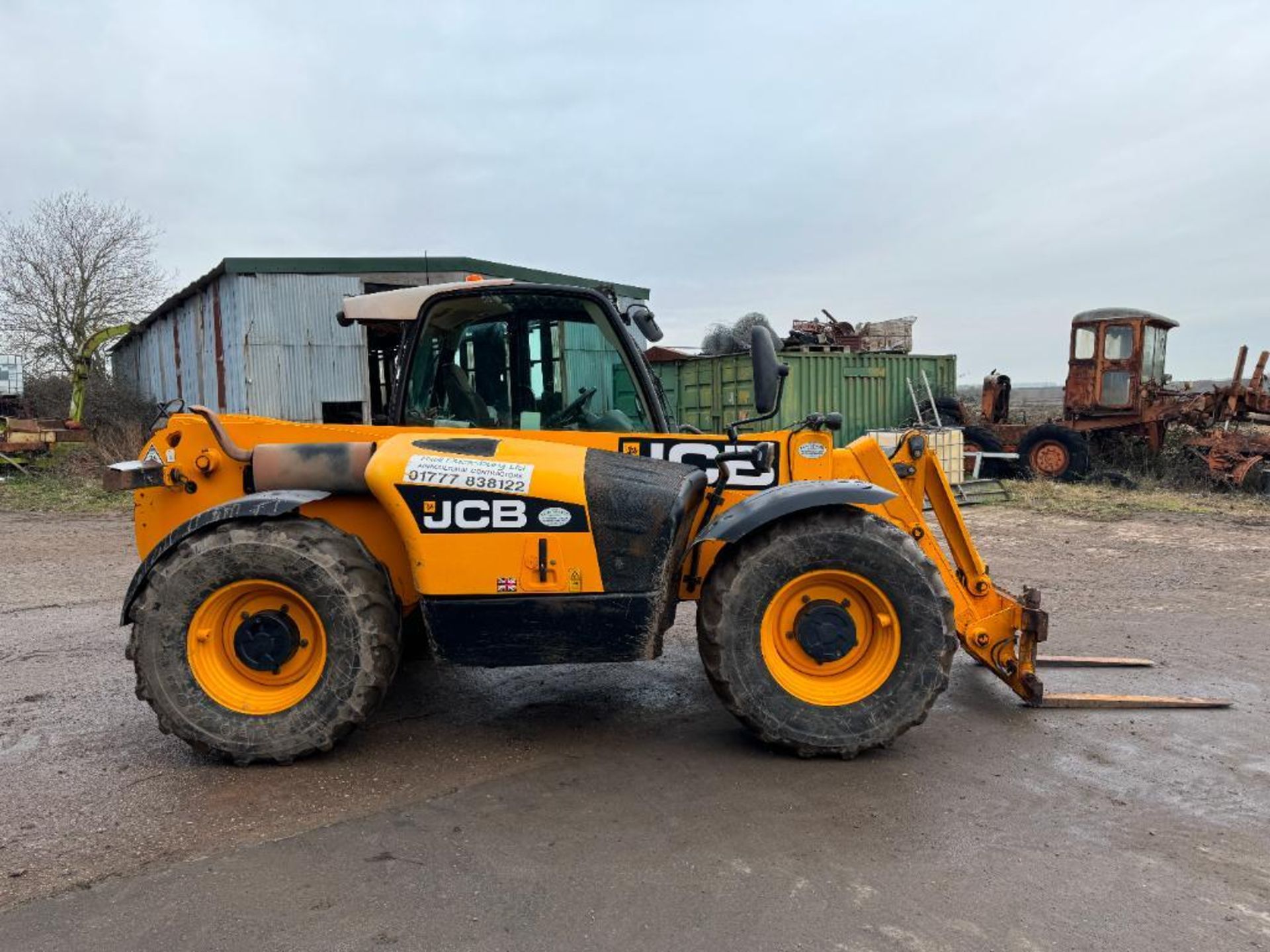 2012 JCB 531-70 Agri-Super loadall with pin and cone headstock, pallet tines, PUH on Firestone 460/7 - Bild 10 aus 21