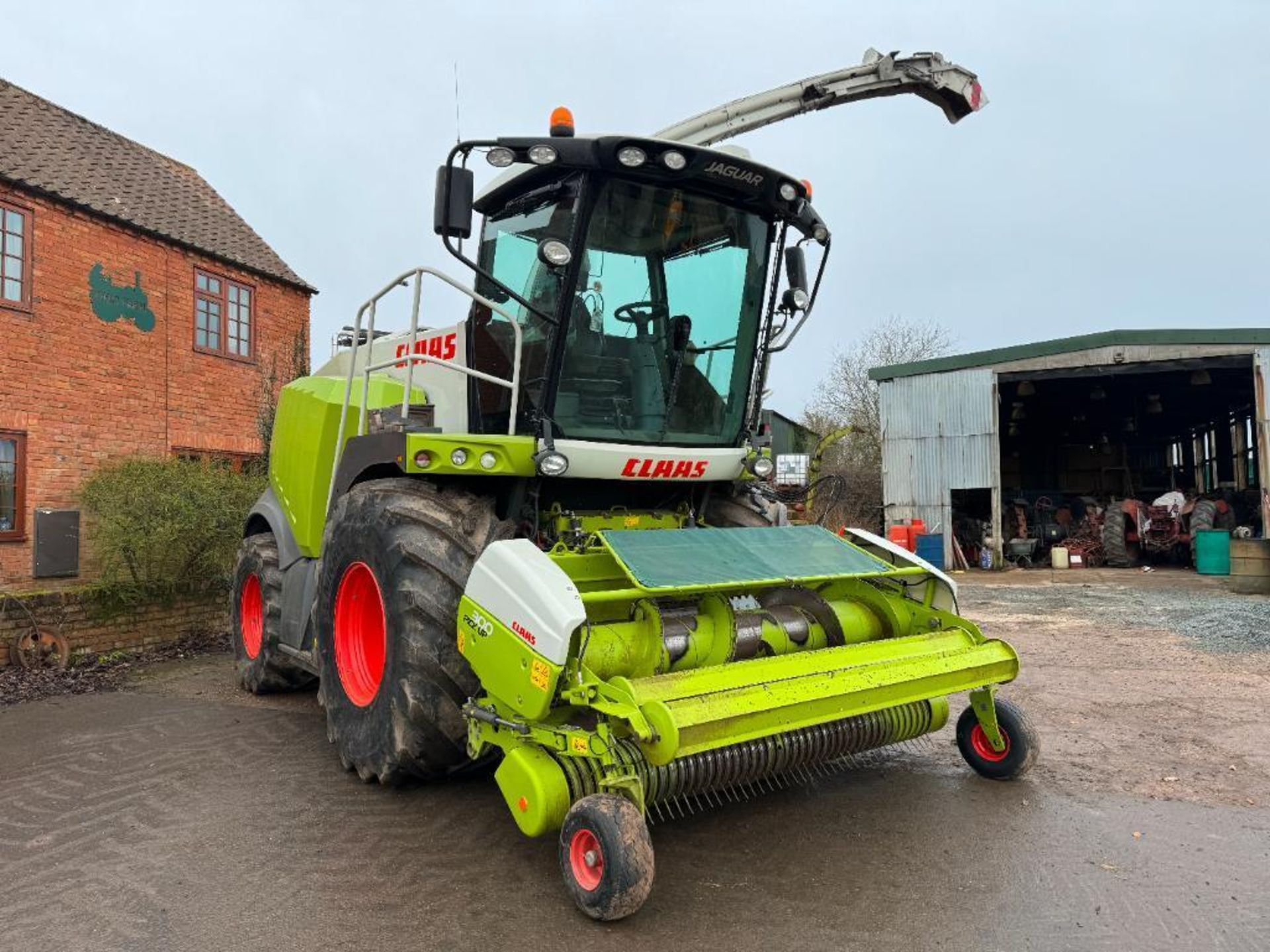 2014 Claas Jaguar 970 self-propelled forage harvester with rock stop, metal detector, rear and spout - Image 14 of 27