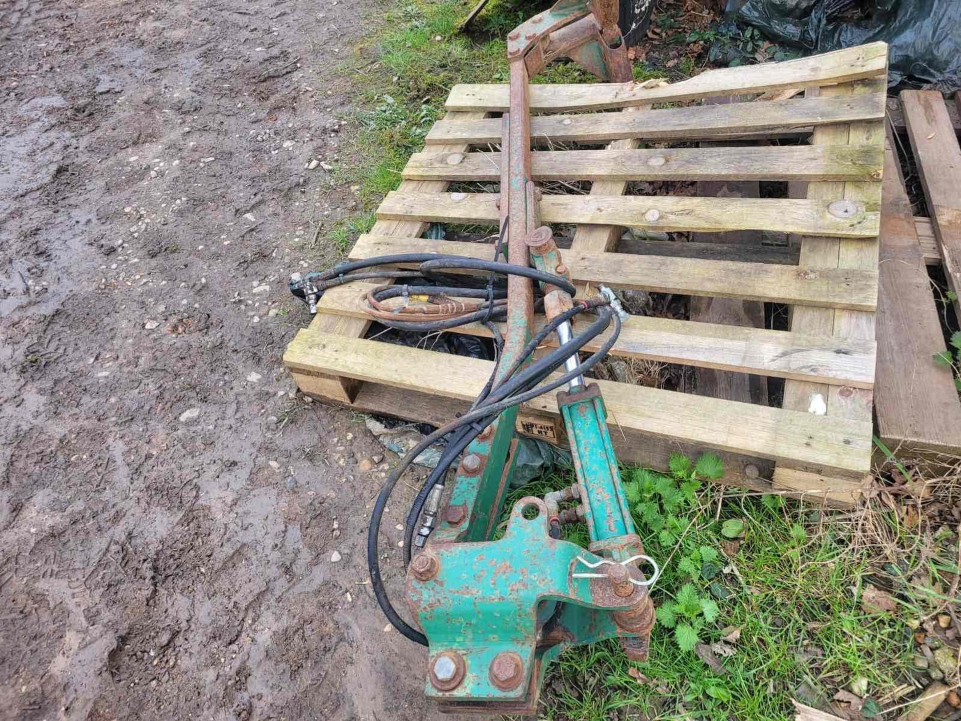 Hydraulic furrow press arm for Kverneland 5 furrow plough