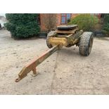 Fifth wheel single axle dolly