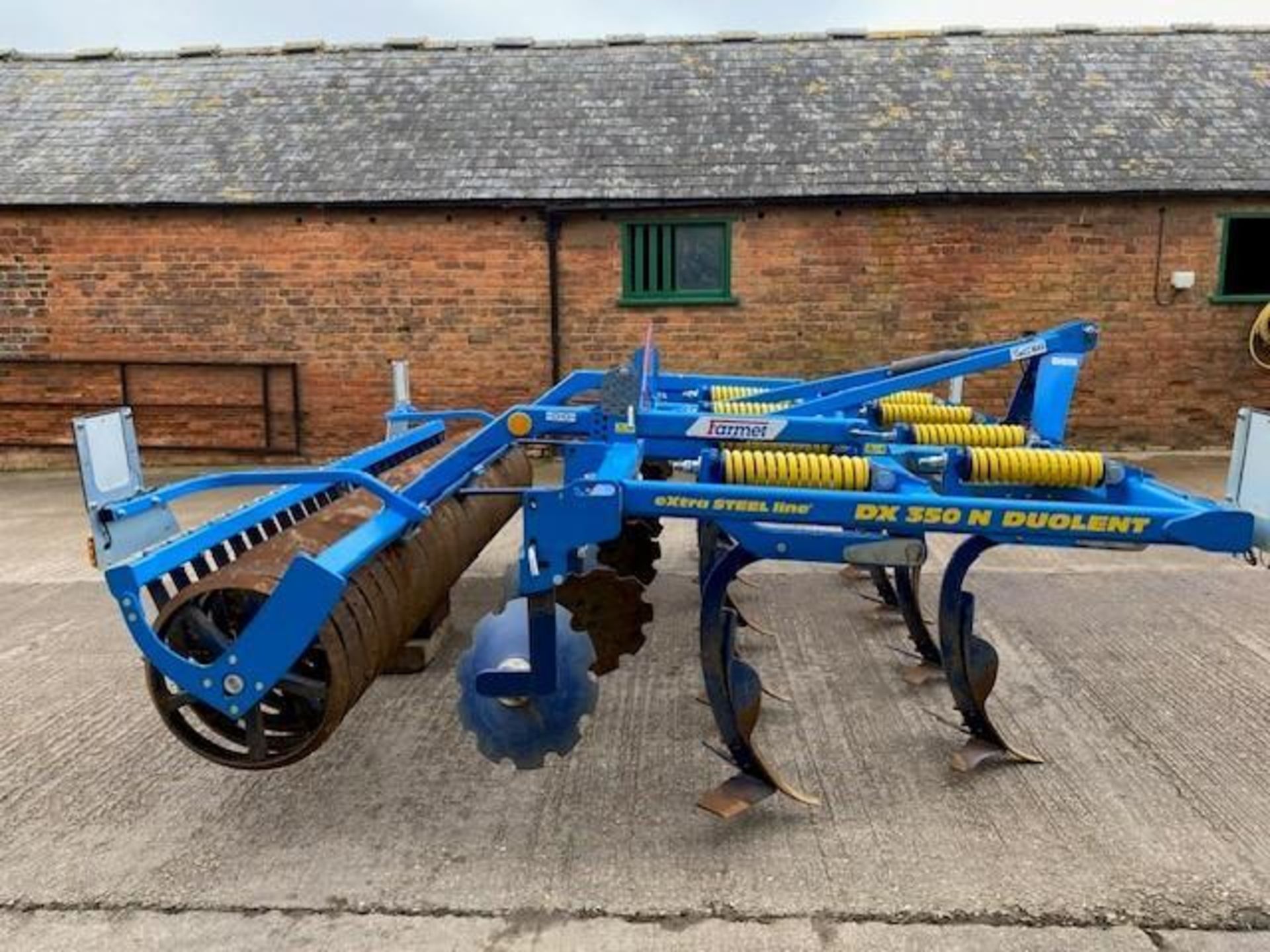 2021 Farmet DX 350 N Duolent tine cultivator - Image 2 of 3