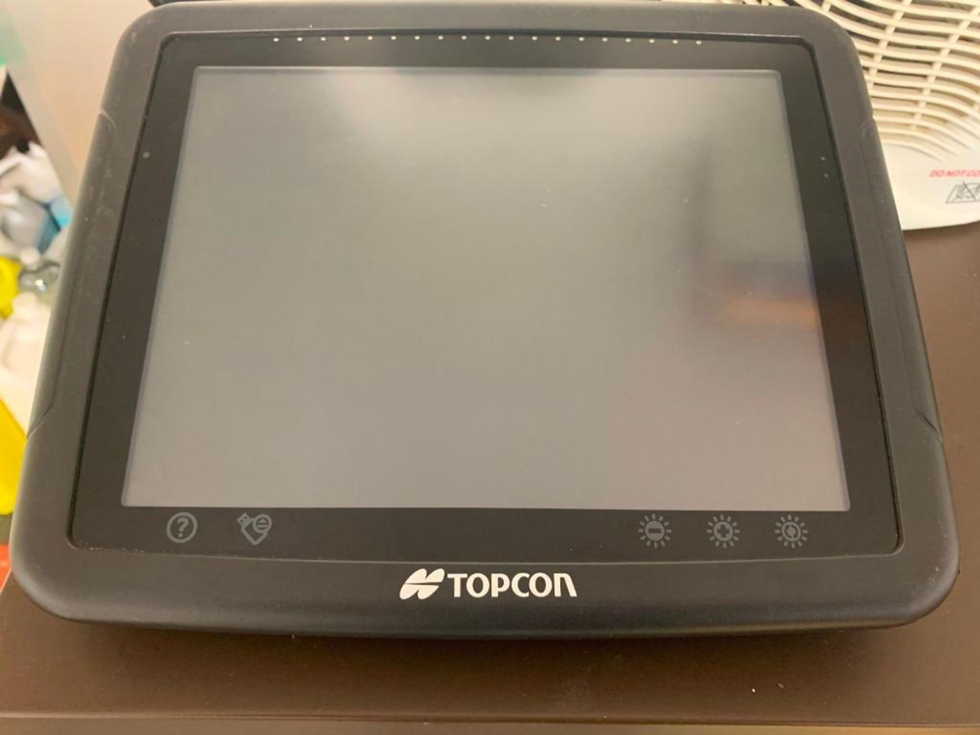 Topcon X30 screen and Topcon AGI3 RTK receiver and wiring for challenger