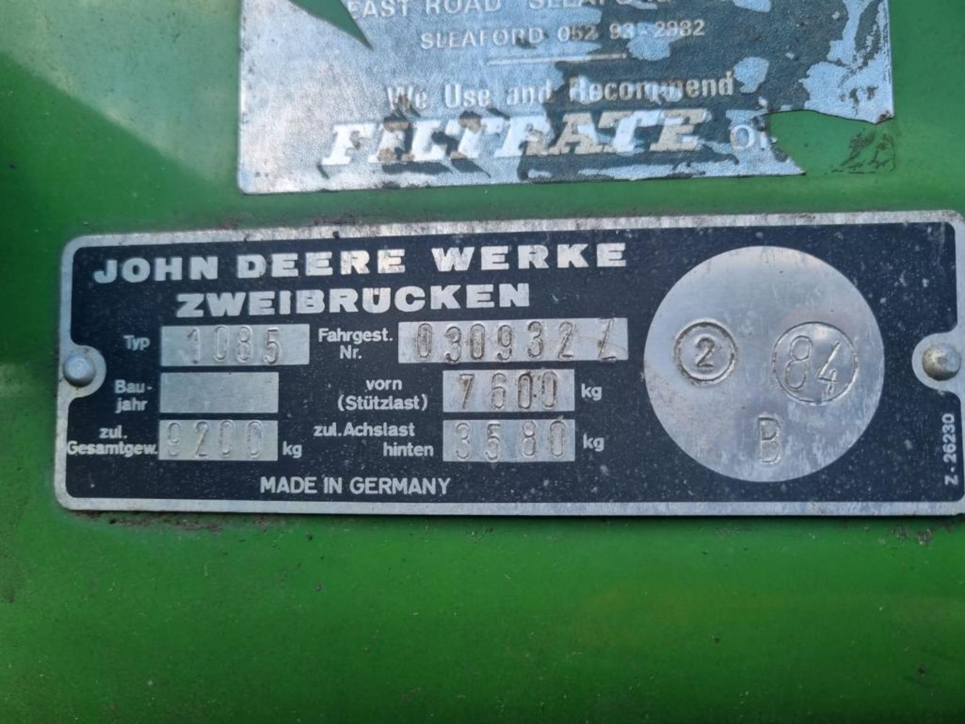 1982 John Deere 1085 combine c/w 2 headers - Image 19 of 27