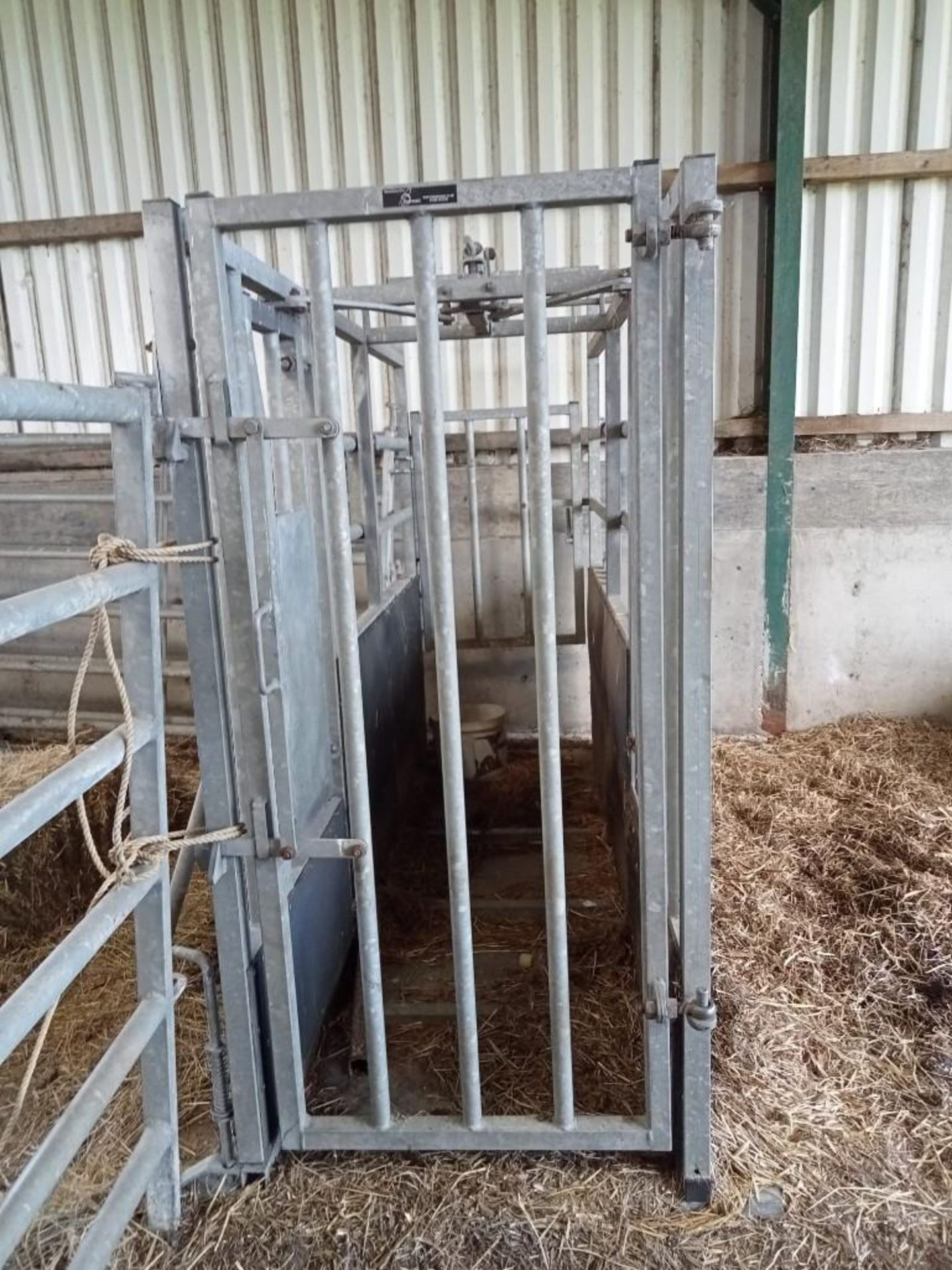 Bateman galvanised cattle crush - Image 4 of 6