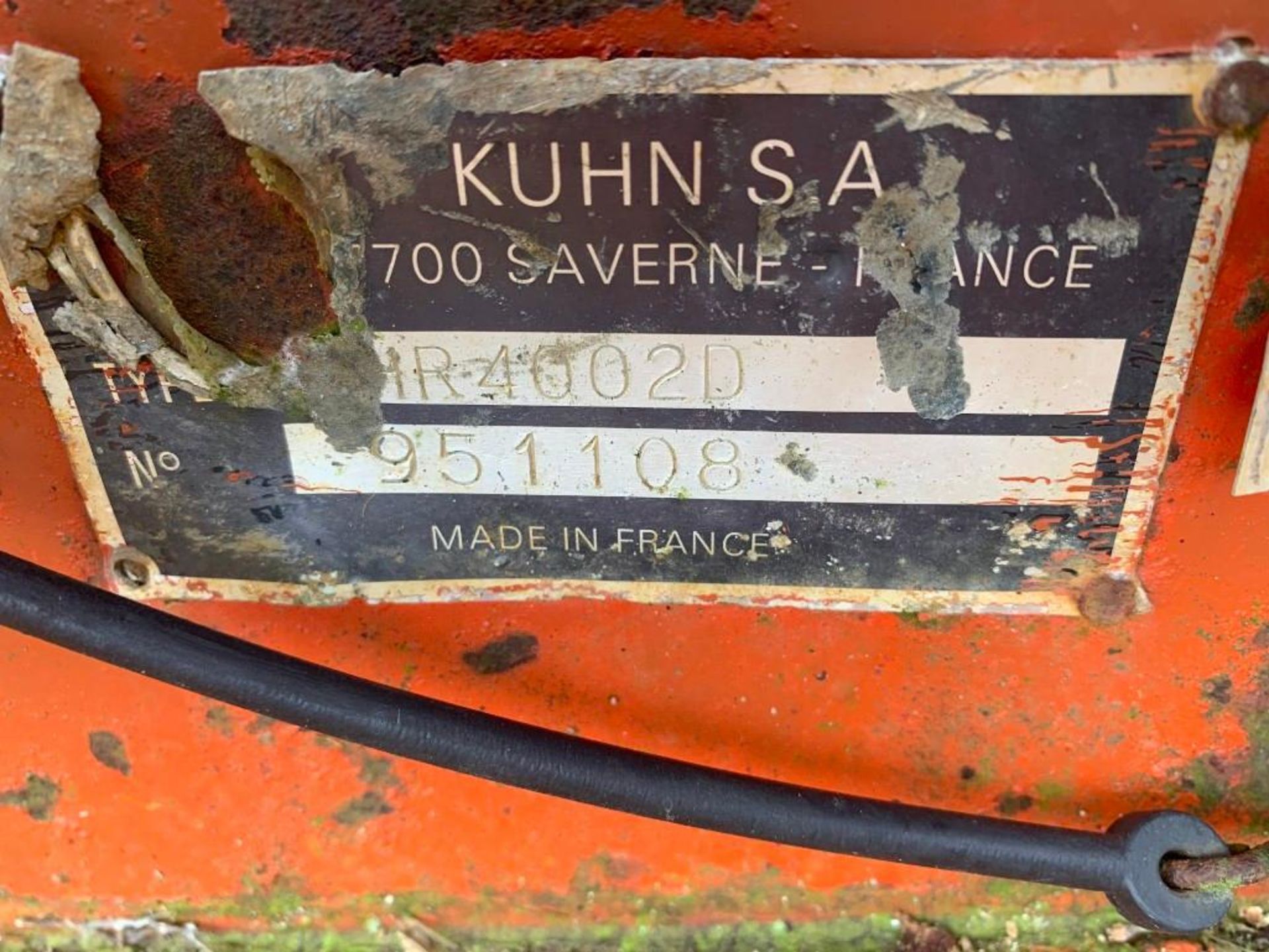 1995 Kuhn harrow HR4002D power harrow - Image 3 of 4