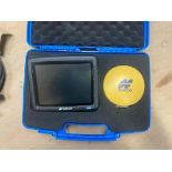 Topcon X23 receiver and screen with SGR-1 receiver light bar system
