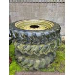 4No. Narrow Wheels & Tyres - 270/95 R 42 - (Norfolk)
