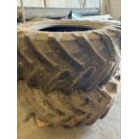 Front Dual Rims & Tyres - 540/65R30 - (Norfolk)