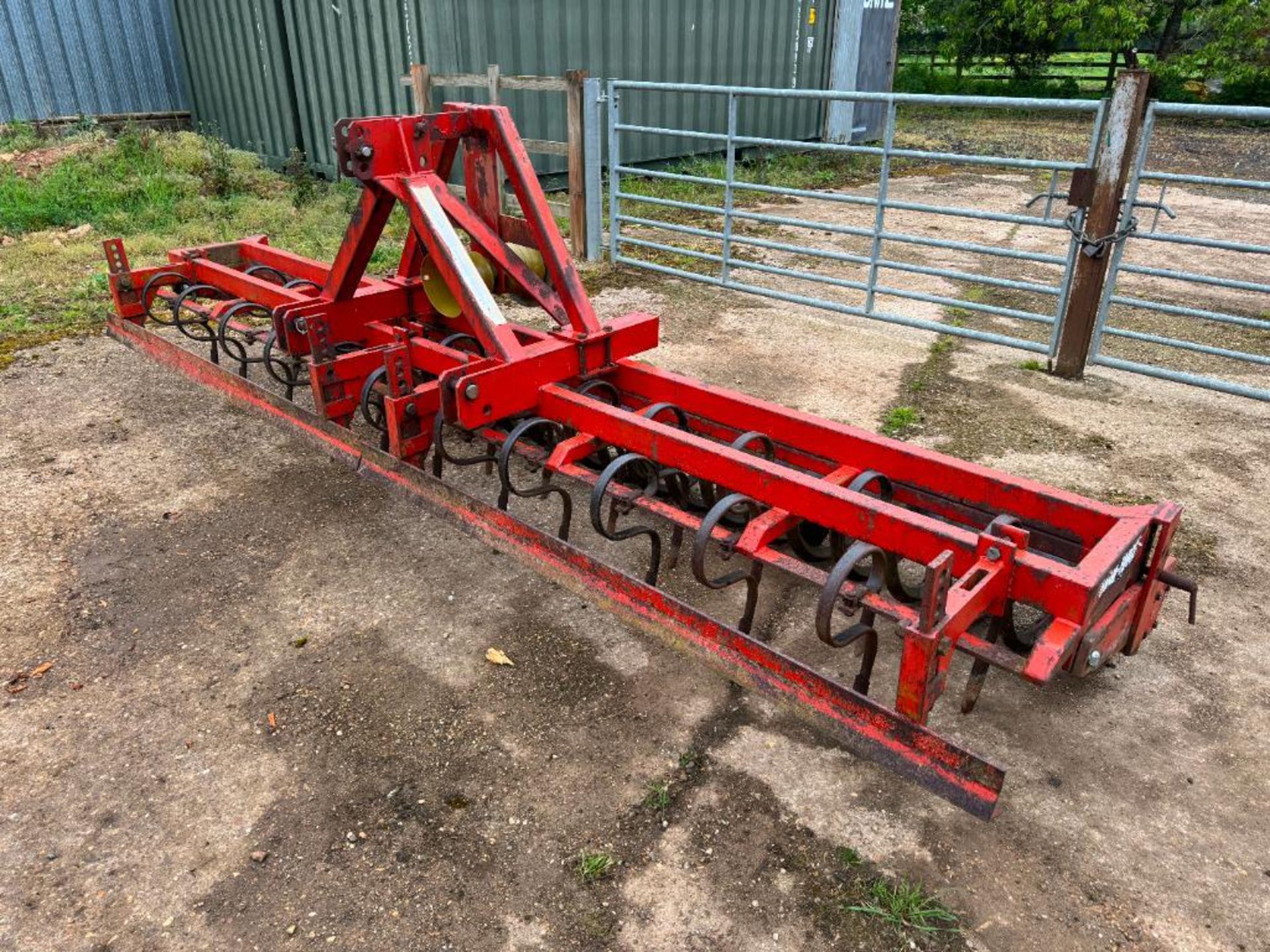 Farmforce 4m drill mate with springtines and rear flexi-coil packer