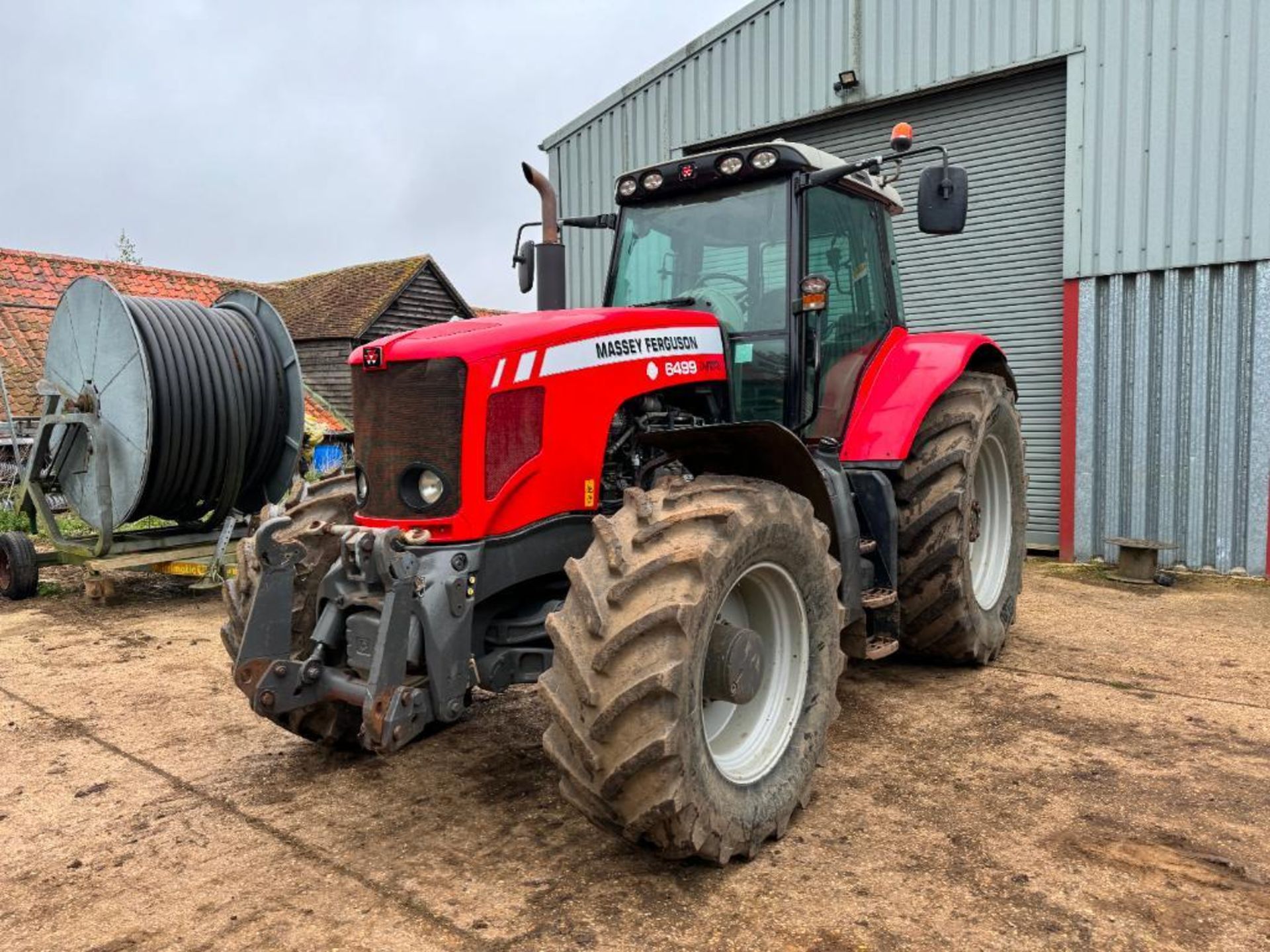 2011 Massey Ferguson 6499 Dyna 6 50kph 4wd tractor with front linkage, 2 electric and 2 manual spool - Image 14 of 18