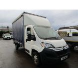 2018 18 reg Citroen Relay 35 L3 Blue HDI Curtain Sider