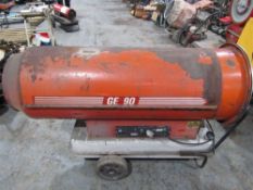 GS Gepriifte Sicherhiet GE 90 Kerosene Heater (240v Fan)