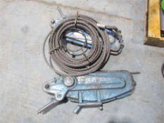 2 x Tirfor Winches with Wire (Direct Fire & Rescue)