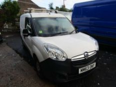 2014 63 reg Vauxhall Combo 2300 L1H1 CDTI (Non Runner) (Direct United Utilities Water)