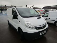 2014 64 reg Vauxhall Vivaro 2900 Ecoflex CDTI SWB (Runs but Smoking) (Direct United Utilities Water)