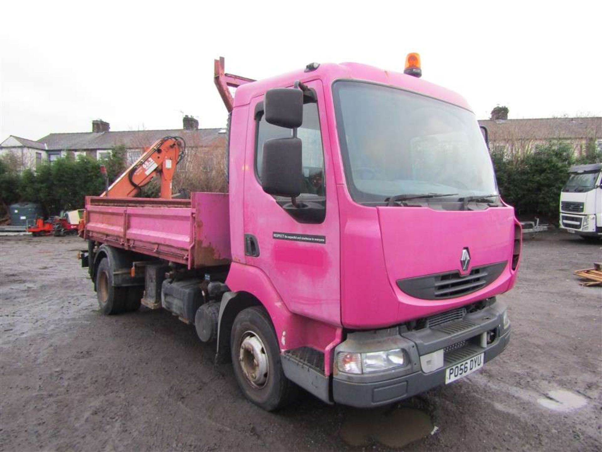 2006 56 reg Renault 42AEA10 Midlum 2 Way Tipper c/w Rear Mounted Atlas Crane (Direct Council)