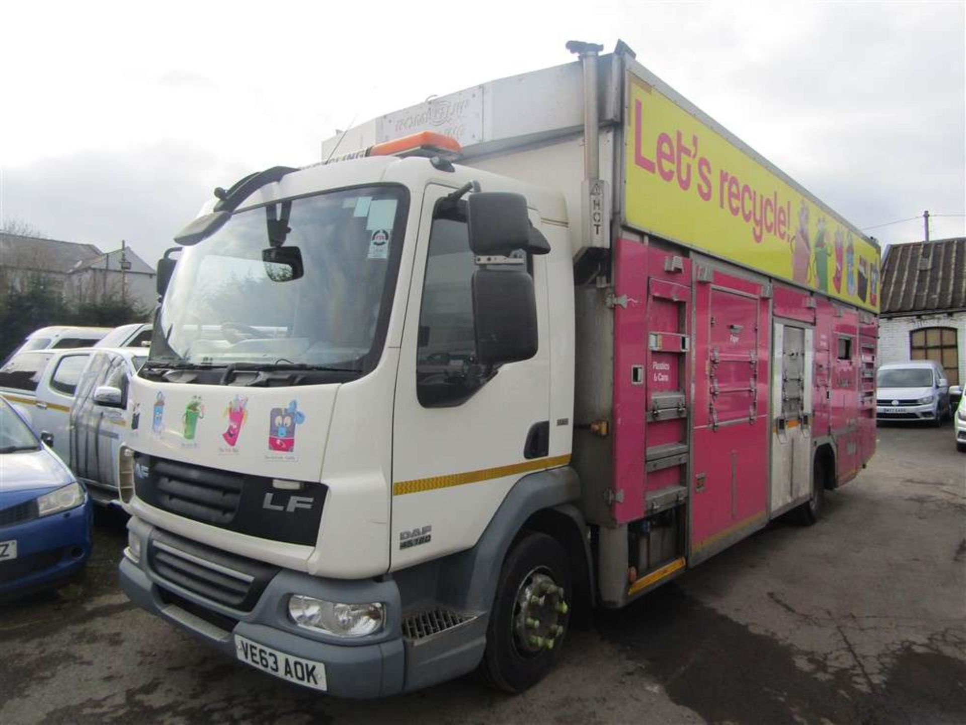 2013 63 reg DAF FA LF 45 Refuse Wagon (Direct Council) - Image 2 of 6