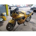 P reg Suzuki GSXF 600 Super Bike C/W CAT N Insurance Loss