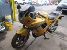 P reg Suzuki GSXF 600 Super Bike C/W CAT N Insurance Loss