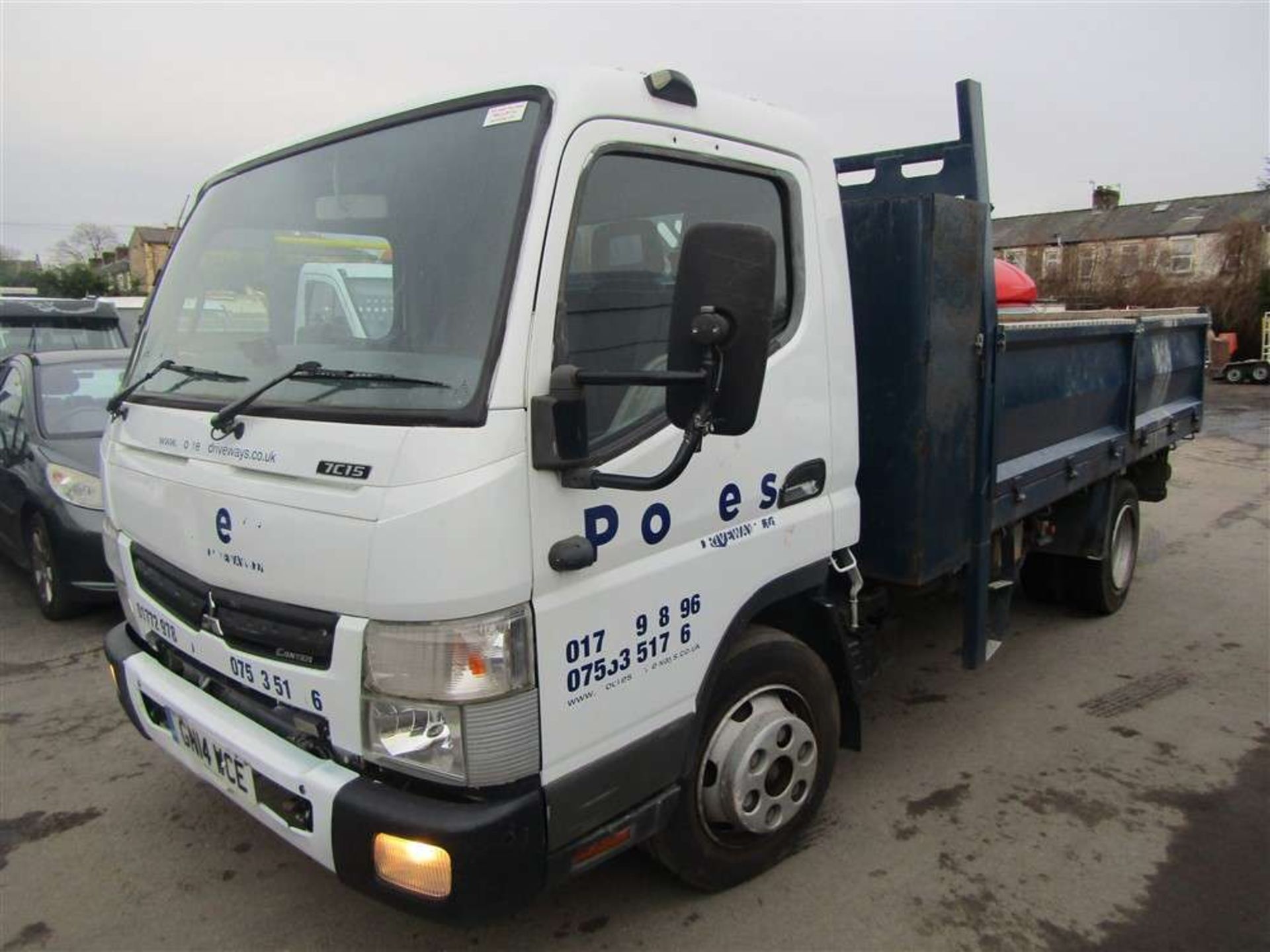 2014 14 reg Mitsubishi Canter Fuso 7C15 34 Tipper - Image 2 of 12