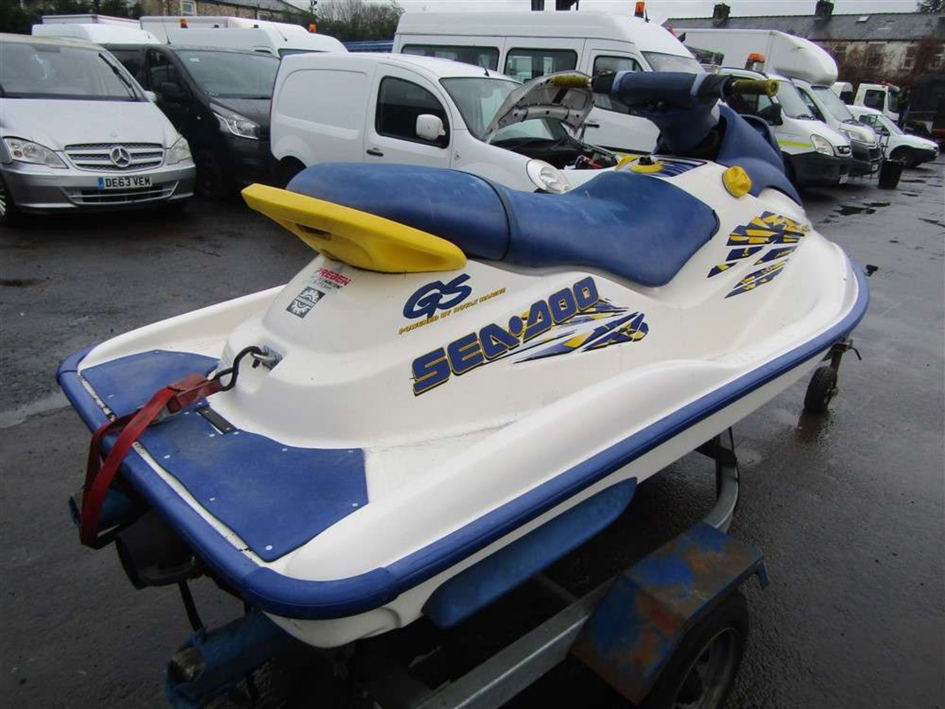 Seadoo Jet Ski c/w Trailer & Cover - Image 2 of 5