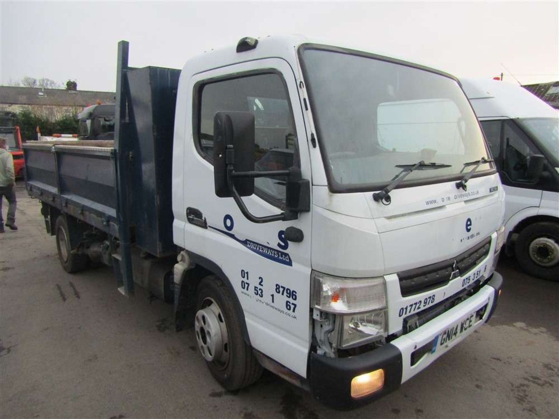 2014 14 reg Mitsubishi Canter Fuso 7C15 34 Tipper