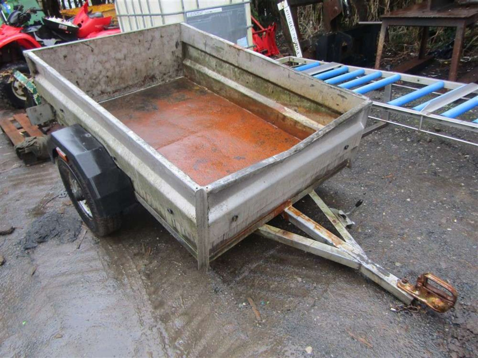 Small Galvanised Trailer